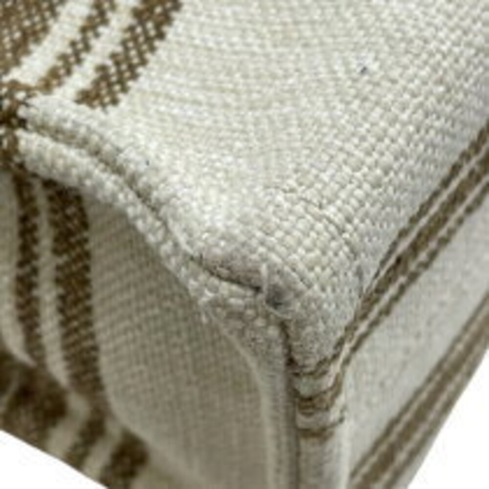Celine Cabatais Beige Tan Canvas Shoulder Bag - Picture 9 of 11